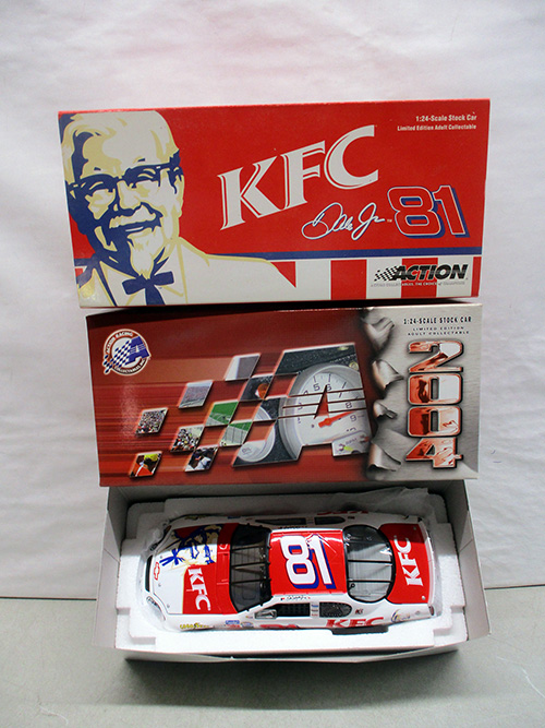 image of Dale Earnhardt Jr KFC #81 Diecast Race Car with Original Packaging