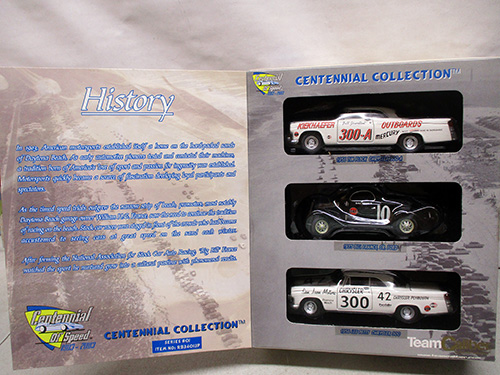 image of Tim Flock Centennial Collection Die-Cast Car Set of Three