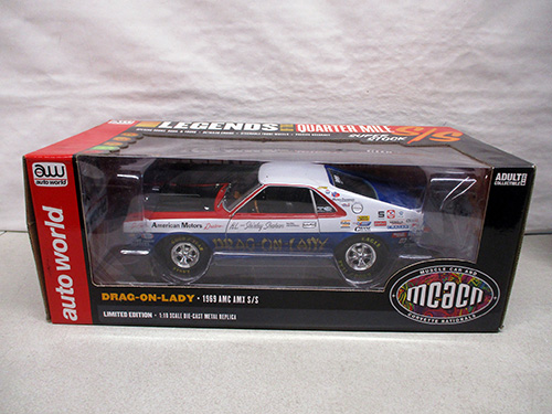 image of Auto World 1966 Chevy Drag-On Lady 1:18 Model