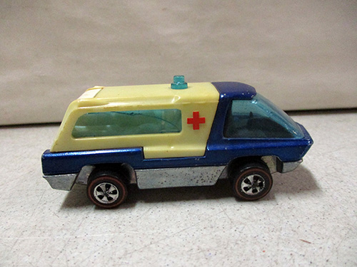 image of Hot Wheels Redline Ambulance Die-Cast Toy Vehicle