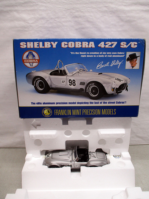 image of Franklin Mint Shelby Cobra 427 SC Die-Cast Model