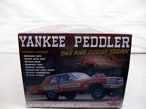 image of 1965 AWB Dodge Sedan Yankee Peddler 1:18 Scale Model