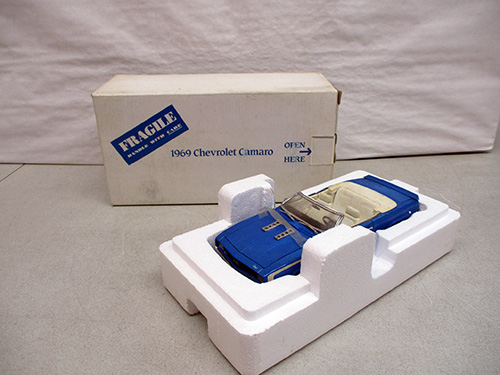 image of Danbury Mint 1969 Chevrolet Camaro Diecast Model in Original Box