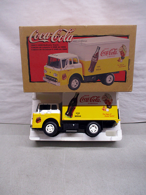 image of Coca-Cola Die-Cast Delivery Truck with Original Box