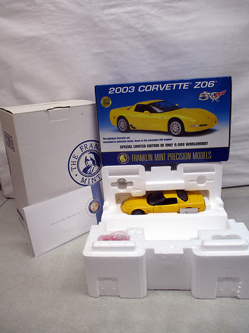 image of Franklin Mint 2003 Corvette Z06 Die-Cast Model