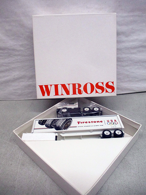 image of Winross Firestone USA Olympic Truck Model