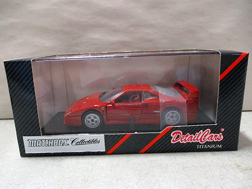 image of Detail Cars Titanium Ferrari F40 Model in Original Box