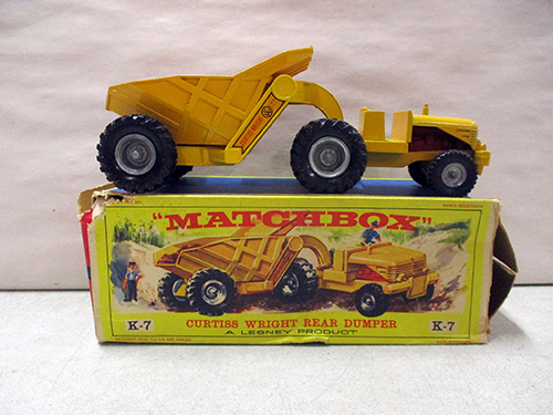 image of Matchbox K-7 Curtiss Wright Rear Dumper with Box