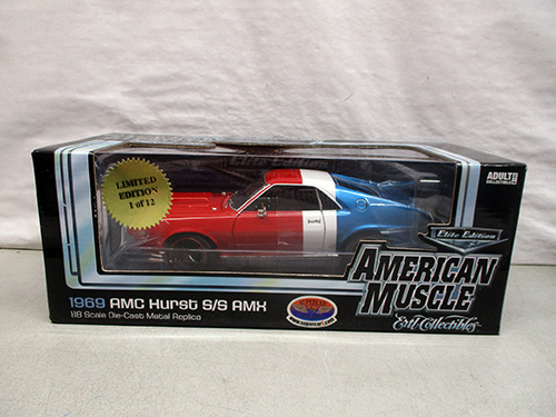 image of 1969 AMC Hurst S/S AMX Die-Cast Model in Box