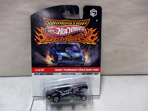 image of Hot Wheels Drag Strip Demons Snake Prudhomme Car