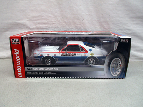 image of Auto World 1969 AMC AMX Hurst S/S Die-Cast Model