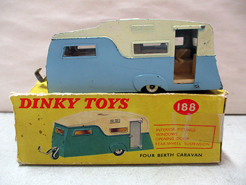 image of Dinky Toys 188 Four Berth Caravan with Box