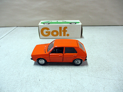 image of Schabak Die-Cast Volkswagen Golf Model Car with Box