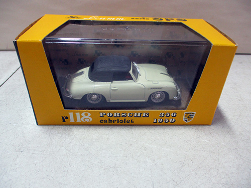 image of Brumm Porsche 356 Cabriolet Scale Model in Original Box 1/43