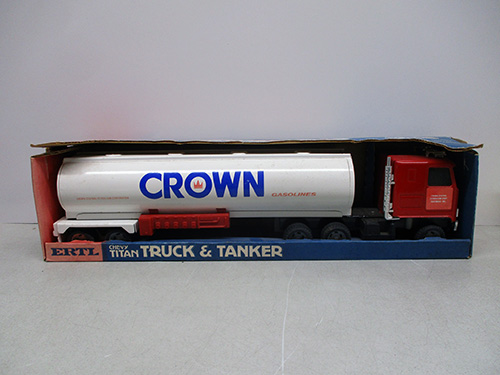 image of Ertl Chevy Titan Truck and Tanker Toy Model