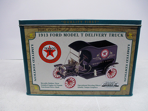 image of 1913 Ford Model T Delivery Truck Texaco Bank