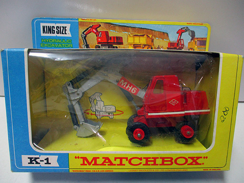 image of Matchbox K-1 King Size Hydraulic Excavator
