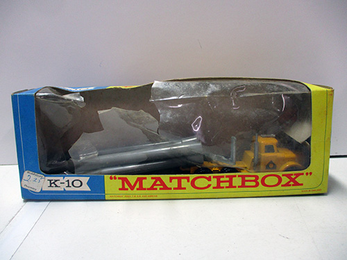 image of Matchbox K-10 Tractor and Trailer in Original Box