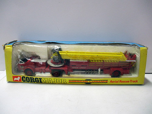 image of Corgi Major American LaFrance Aerial Rescue Truck