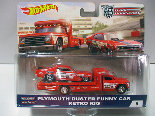 image of Hot Wheels Plymouth Duster Funny Car Retro Rig