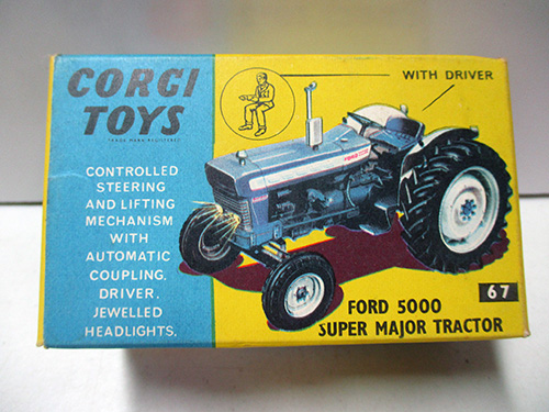 image of Corgi Toys Ford 5000 Super Major Tractor Model
