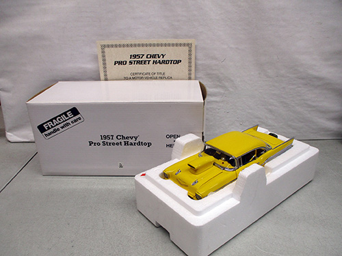 image of Danbury Mint 1957 Chevy Pro Street Hardtop Diecast Model