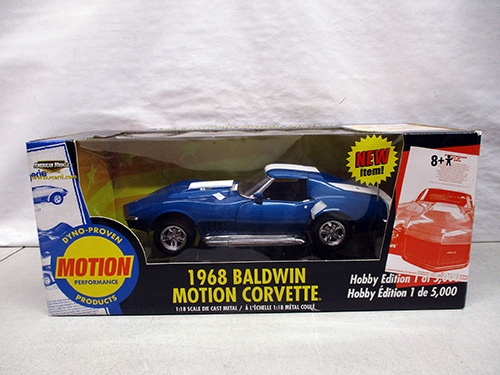 image of American Muscle 1968 Baldwin Motion Corvette Die-Cast Model