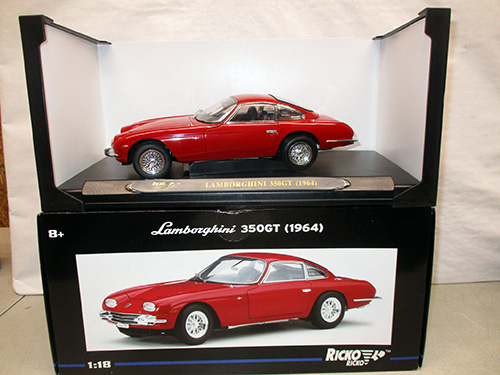image of Ricko Ricko Lamborghini 350GT 1:18 Scale Model Car