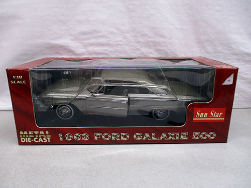 image of Sun Star 1:18 Scale 1963 Ford Galaxie 500 Die-Cast Model