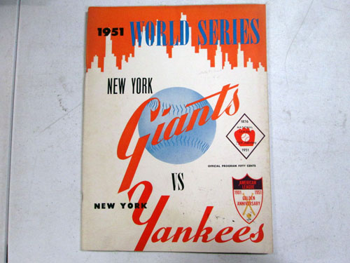 image 10 of an incredible sports memorabilia collections with world series programs and tickets