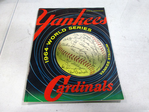 image 11 of an incredible sports memorabilia collections with world series programs and tickets
