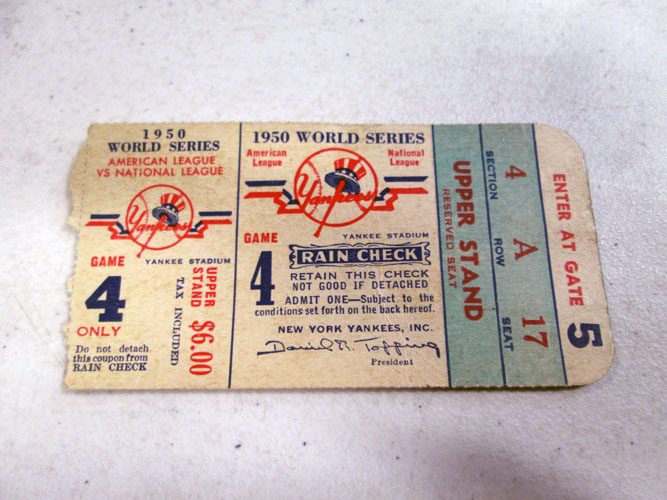 image 38 of an incredible sports memorabilia collections with world series programs and tickets