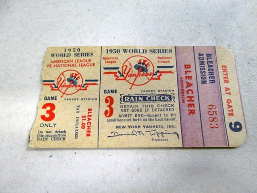 image 39 of an incredible sports memorabilia collections with world series programs and tickets
