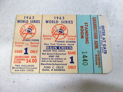 image 50 of an incredible sports memorabilia collections with world series programs and tickets
