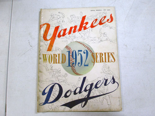 image 9 of an incredible sports memorabilia collections with world series programs and tickets