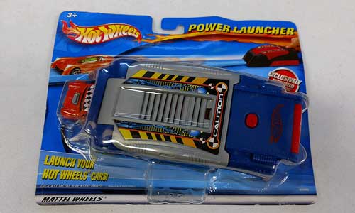 Hot Wheels Power Launcher with rare Mini Cooper