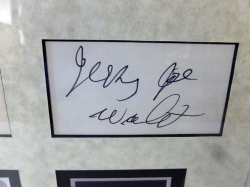 rocky marciano and jersey joe walcott autograph image 3