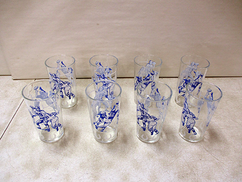 image of 1960's Baltimore Colts glasses
