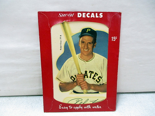 image of Star-Cal Decals Ralph Kiner Card