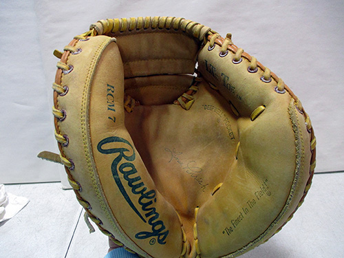 image of Lance Parrish Rawlings RCM 7 Baseball Catcher's Mitt