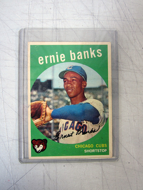 image of 1959 Topps Ernie Banks Chicago Cubs Baseball Card 
