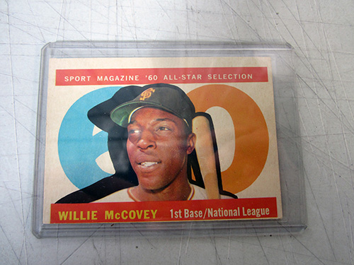 image of 1960 Topps Willie McCovey All-Star Rookie Baseball Card