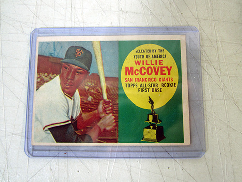 image of 1960 Topps Willie McCovey Rookie Baseball Card