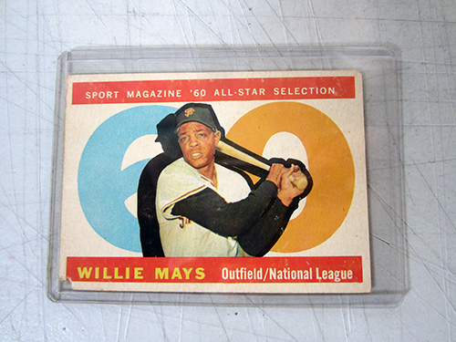 image of 1960 Topps Willie Mays Baseball Card #564
