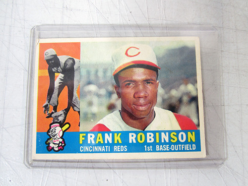 image of 1960 Topps Frank Robinson Cincinnati Reds Baseball Card
