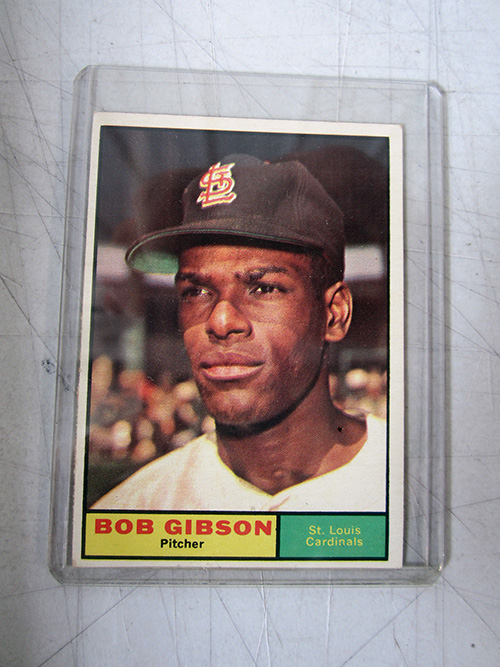image of 1961 Topps Bob Gibson Baseball Card