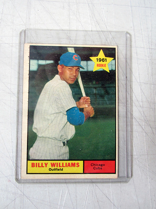 image of 1961 Topps Billy Williams Chicago Cubs Rookie Baseball Card