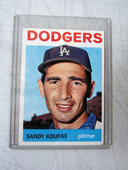 image of 1964 Topps Sandy Koufax Dodgers Baseball Card