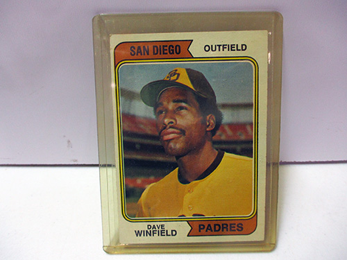 image of 1974 Topps Dave Winfield Rookie Baseball Card