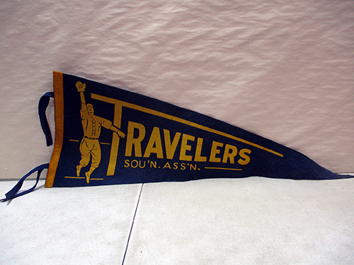 image of Travelers Southern Association Minor League Felt Pennant